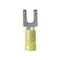 Panduit Ring Terminal, #10 Stud Size, 10 AWG, 600 V, Vinyl Insulated, Yellow, 50 PK PV10-10FF-L - alternate 2